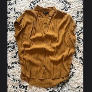 Madewell Mustard Blouse
